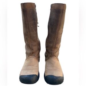 Keen Dry Tall Knee High Brown Leather Boots Women's Size 6 MODEL 53019-